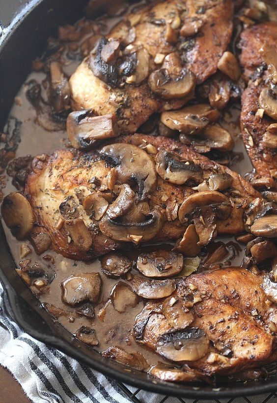 Skillet Balsamic Garlic Chicken