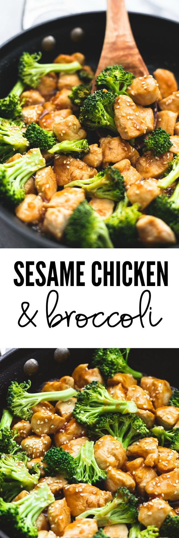 Skillet Sesame Chicken & Broccoli