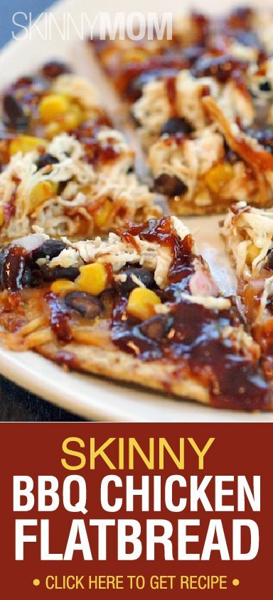 Skinny BBQ Chicken Flatbread