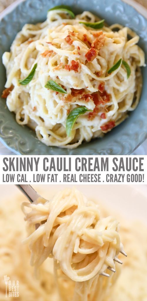 Skinny Cauliflower Cream Sauce