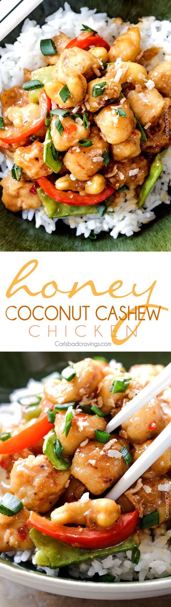 Skinny Honey Coconut Cashew Chicken