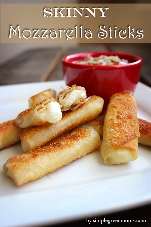 Skinny Mozzarella Sticks