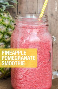 Skinny Pineapple Pomegranate Smoothie