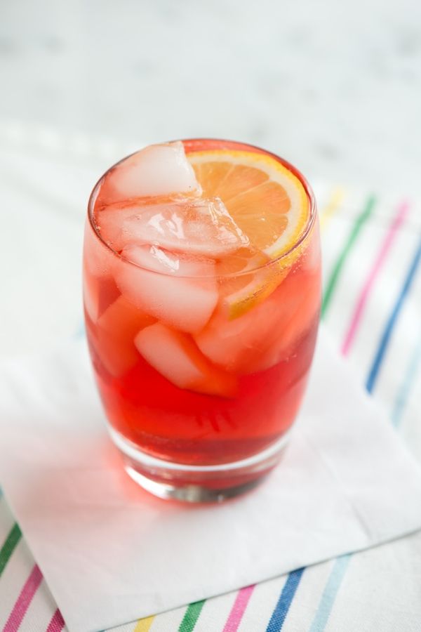 Sloe Gin Fizz Cocktail