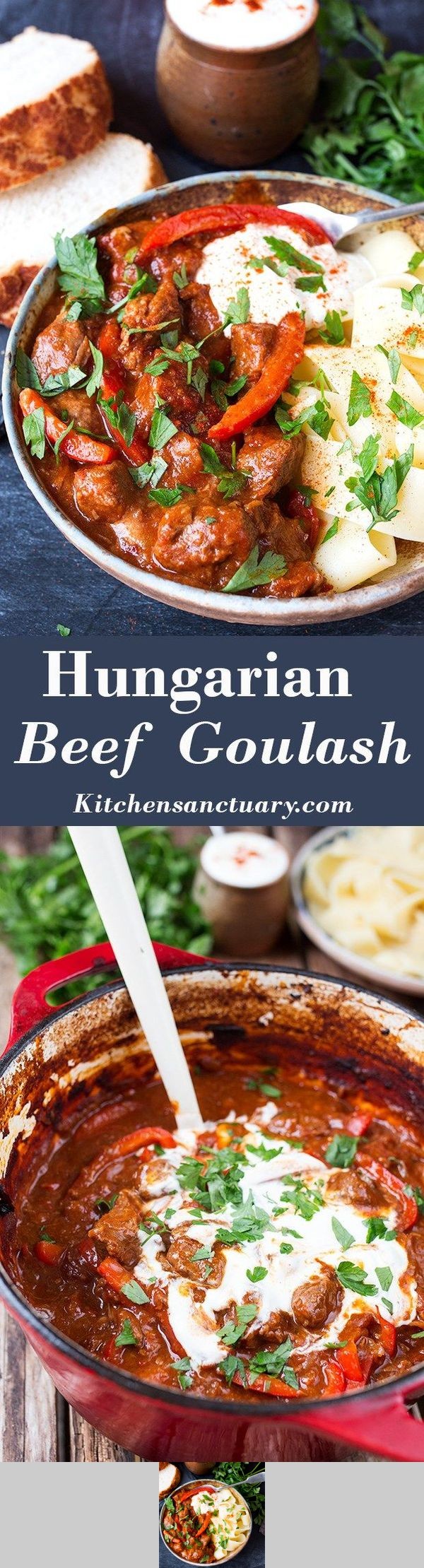 Slow-Cooked Hungarian Beef Goulash