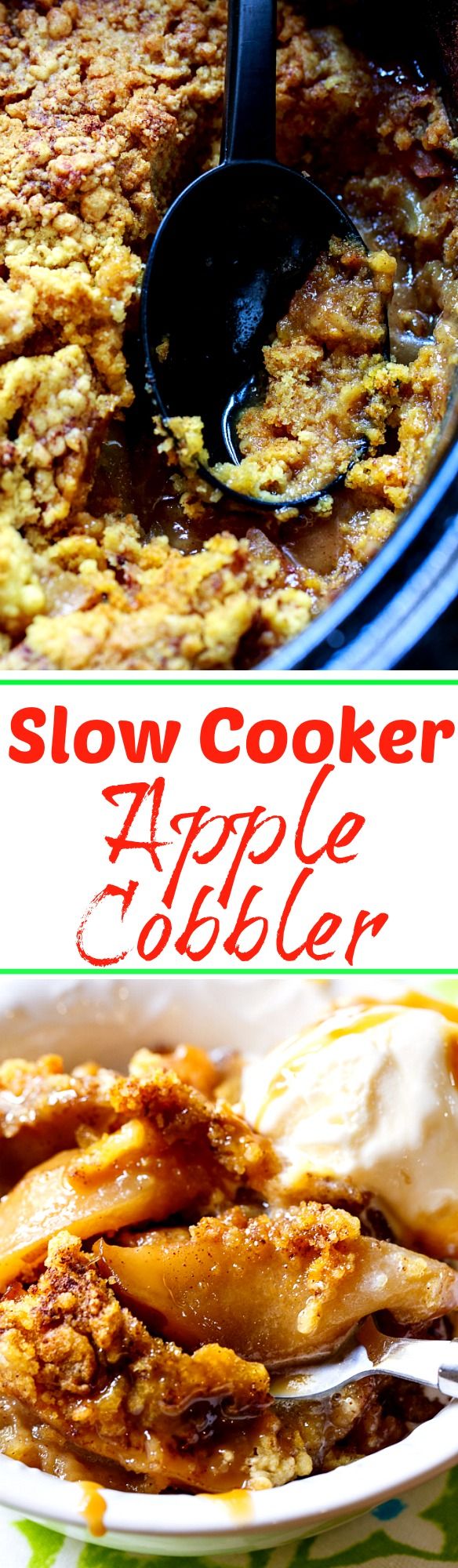 Slow Cooker Apple Cobbler