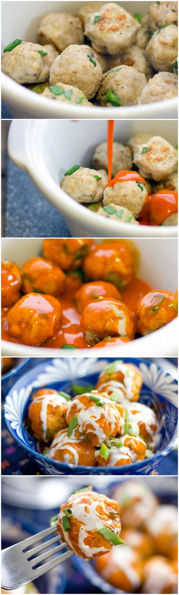 Slow-Cooker Buffalo Chicken Meatballs