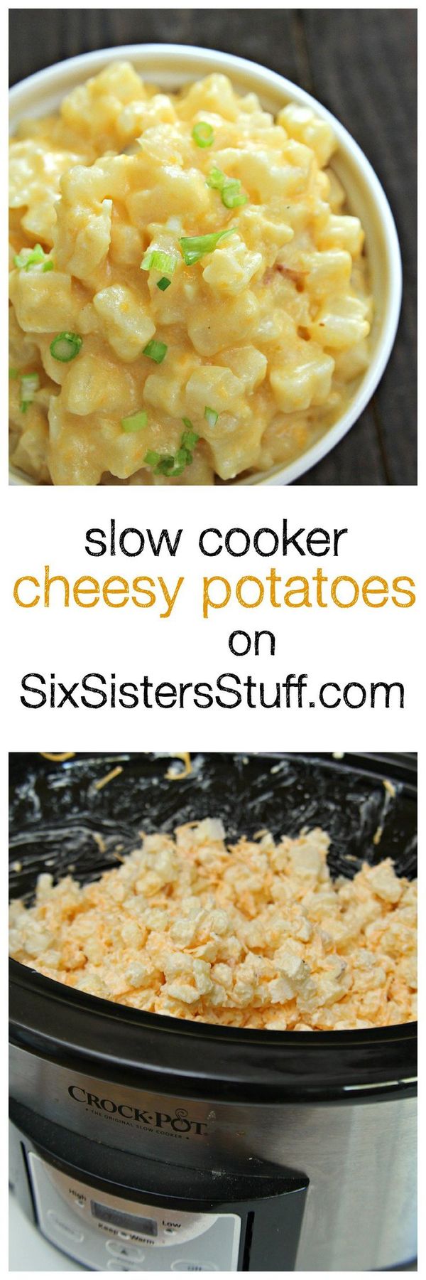 Slow Cooker Cheesy Potatoes