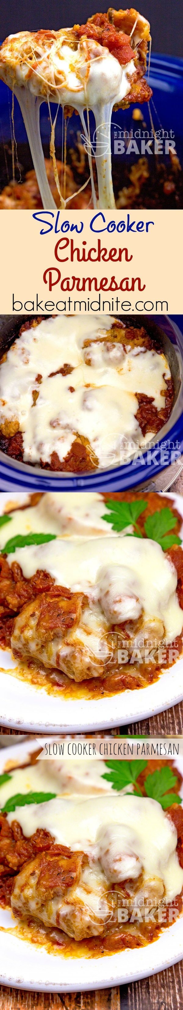 Slow Cooker Chicken Parmesan