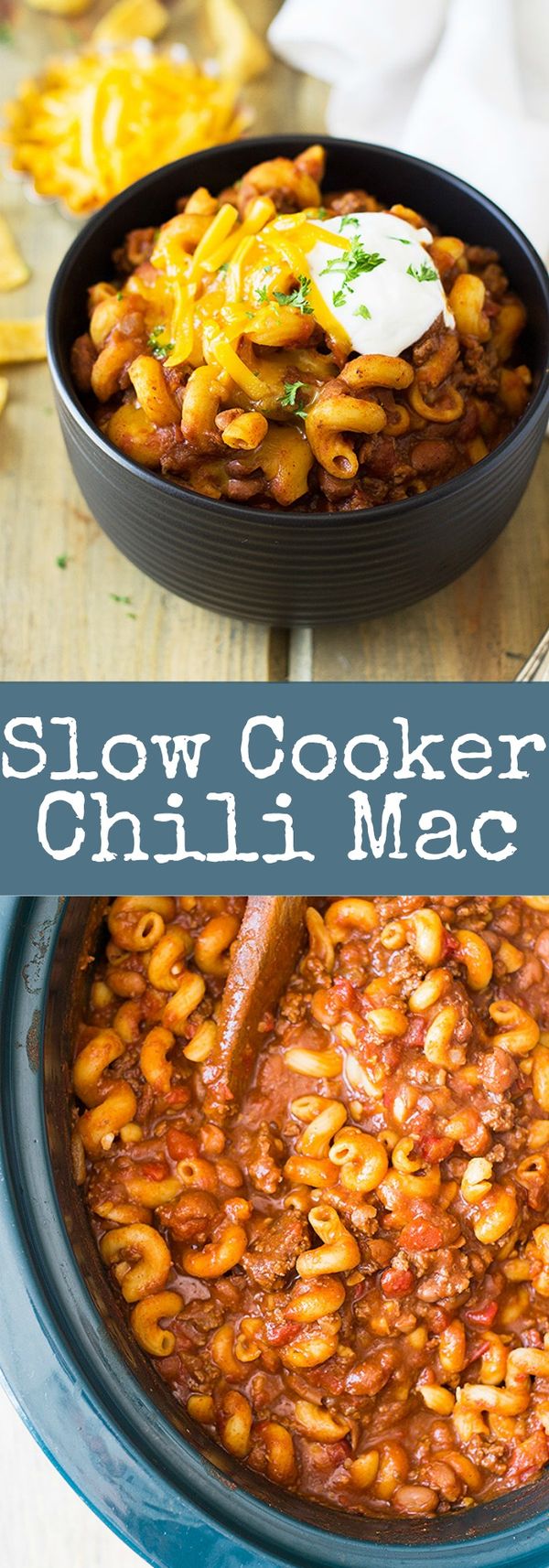 Slow Cooker Chili Mac