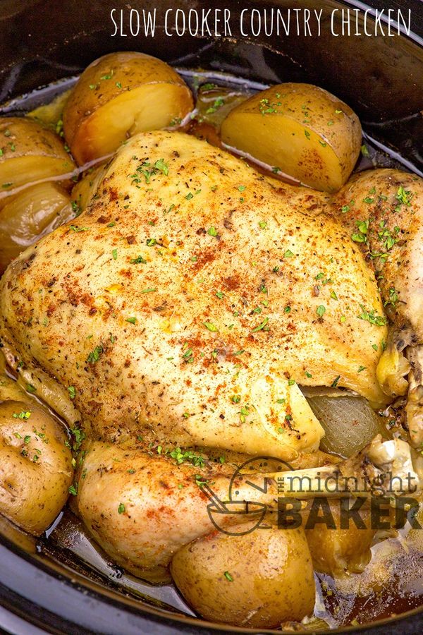 Slow Cooker Country Chicken