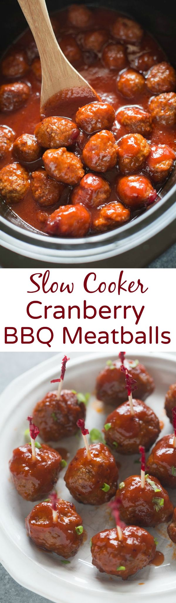 Slow Cooker Cranberry Barbecue Meatballs