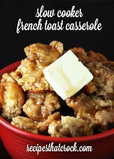 Slow Cooker French Toast Casserole