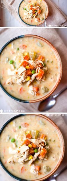 Slow Cooker Healthy Chicken Pot Pie Stew