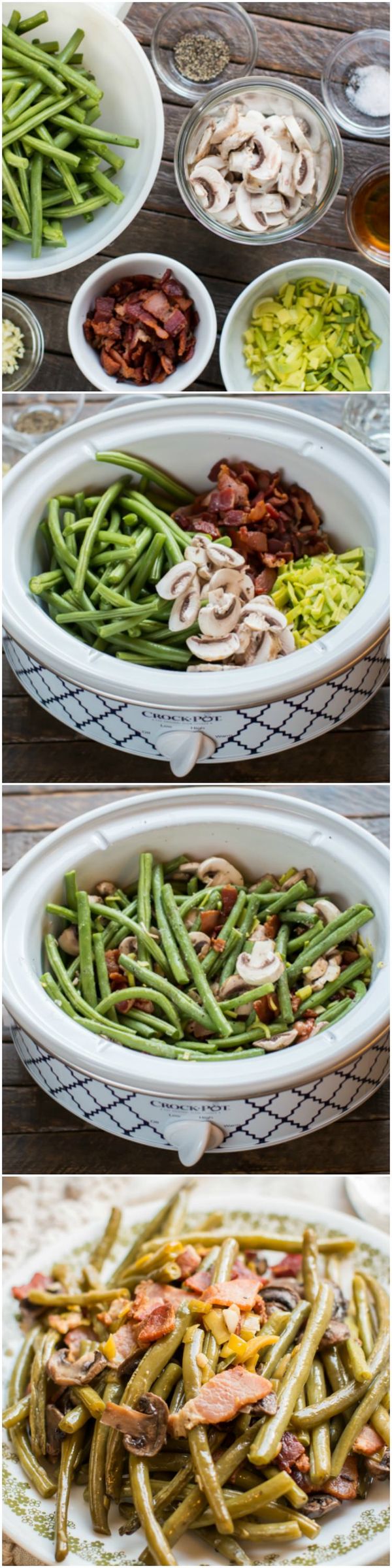 Slow Cooker Holiday Green Beans