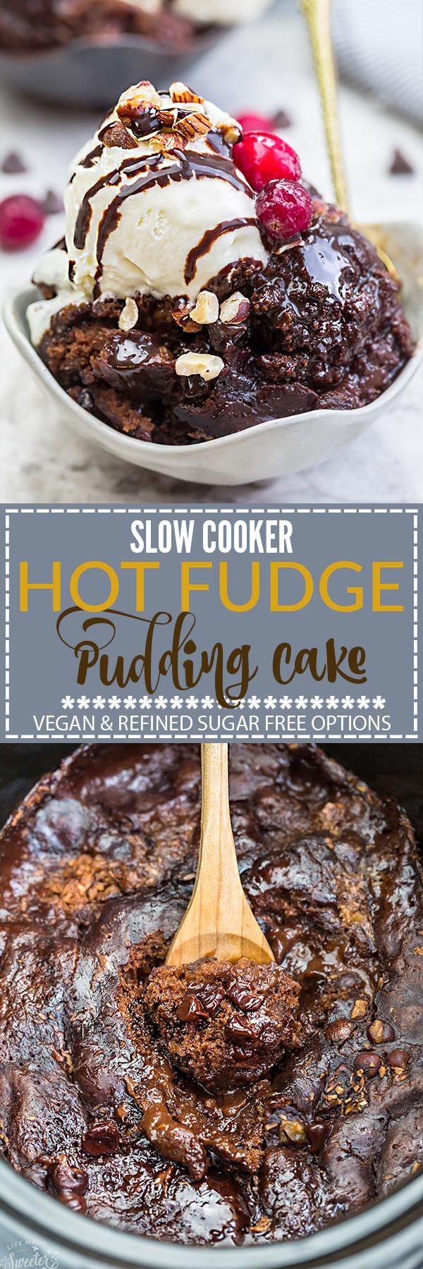 Slow Cooker Hot Fudge Pudding Cake