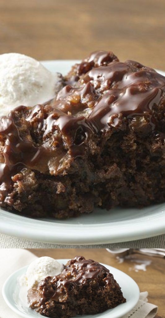 Slow-Cooker Hot Fudge Sundae Cake