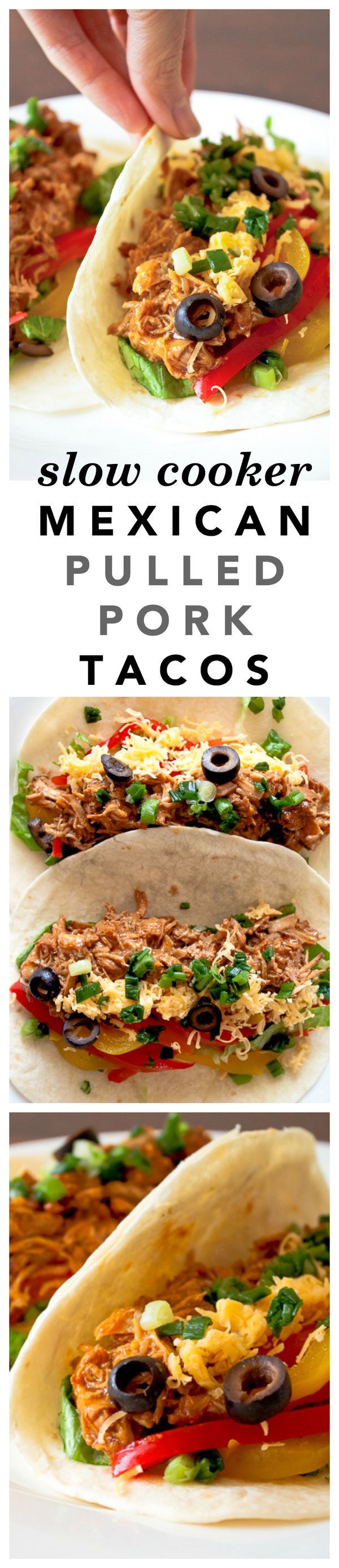 Slow Cooker Mexican Pulled Pork Tacos