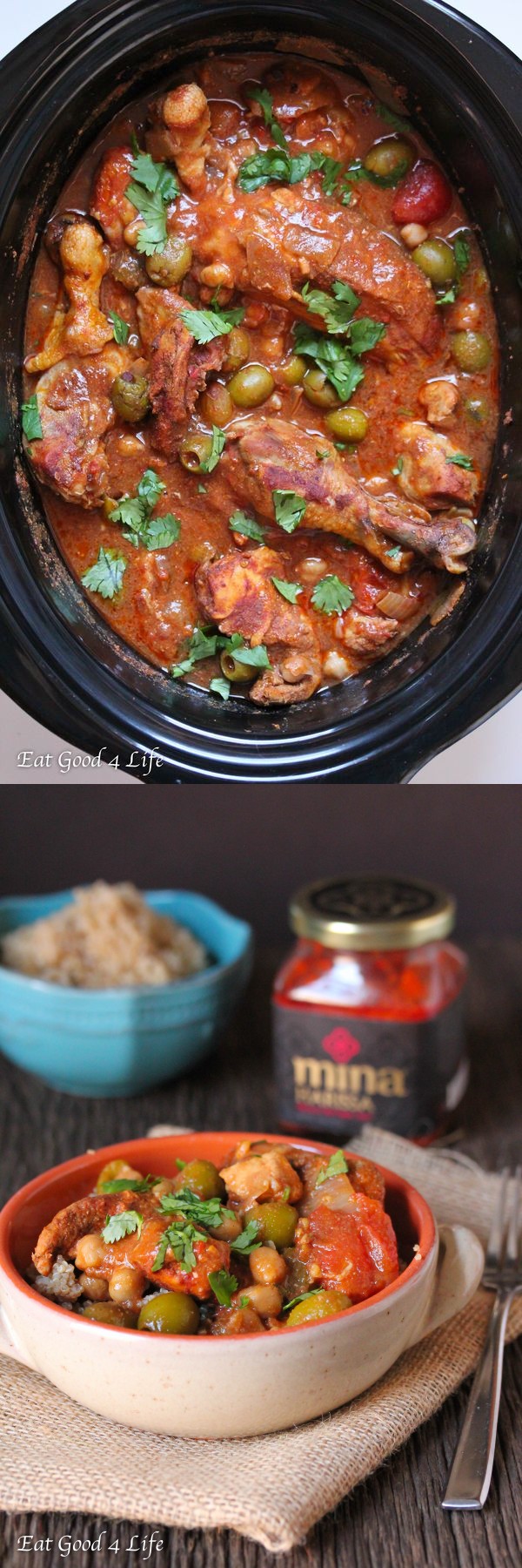 Slow cooker moroccan chicken