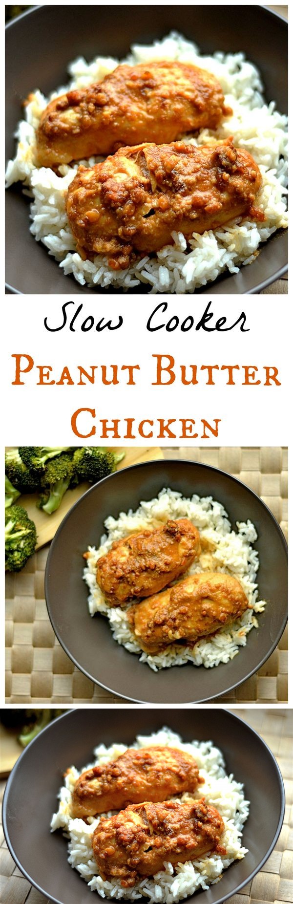 Slow Cooker Peanut Butter Chicken