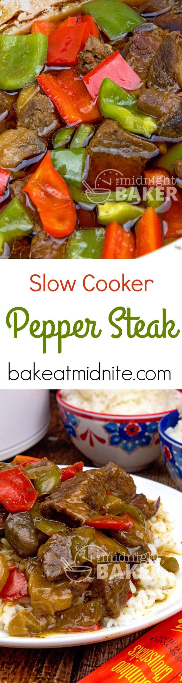 Slow Cooker Pepper Steak