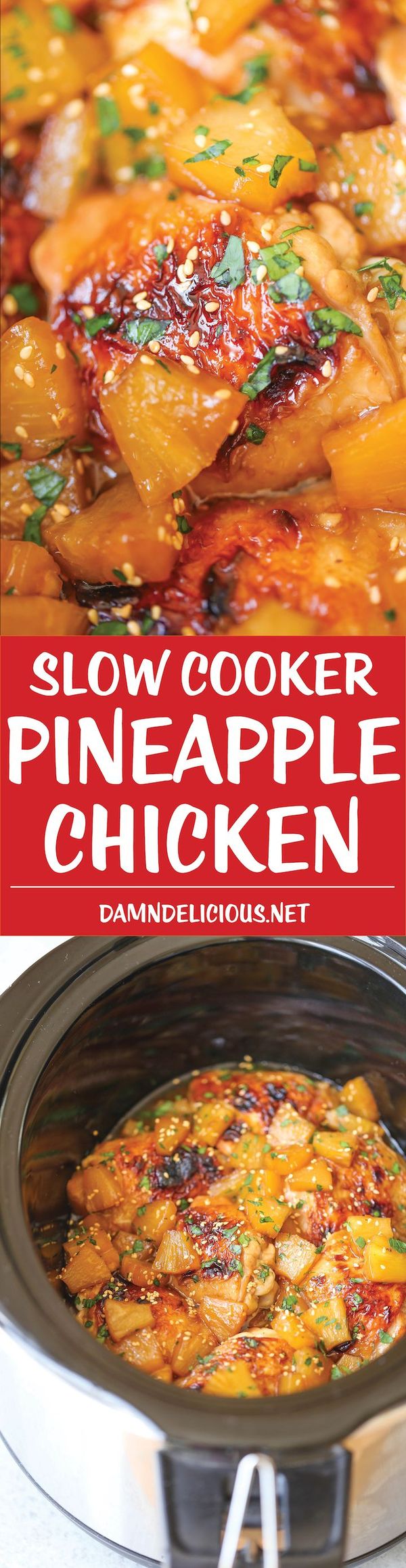 Slow Cooker Pineapple Chicken