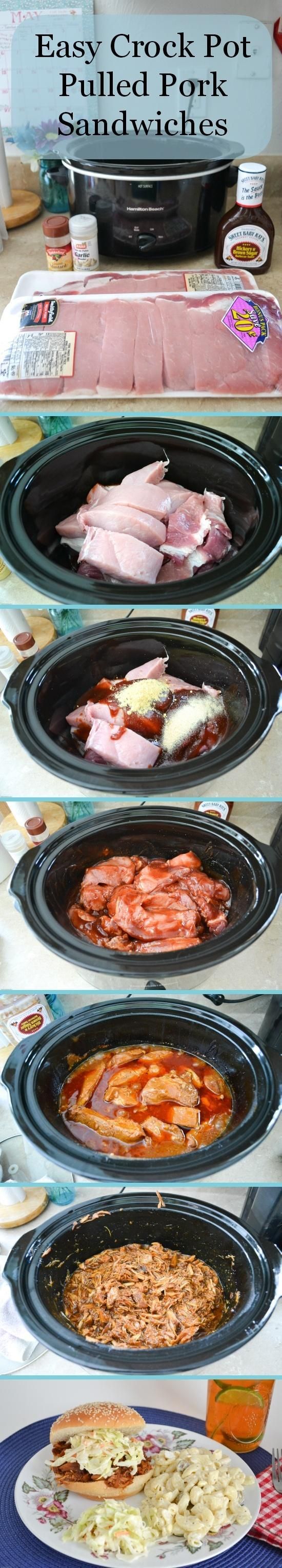 Slow-Cooker Pulled Pork Sandwiches