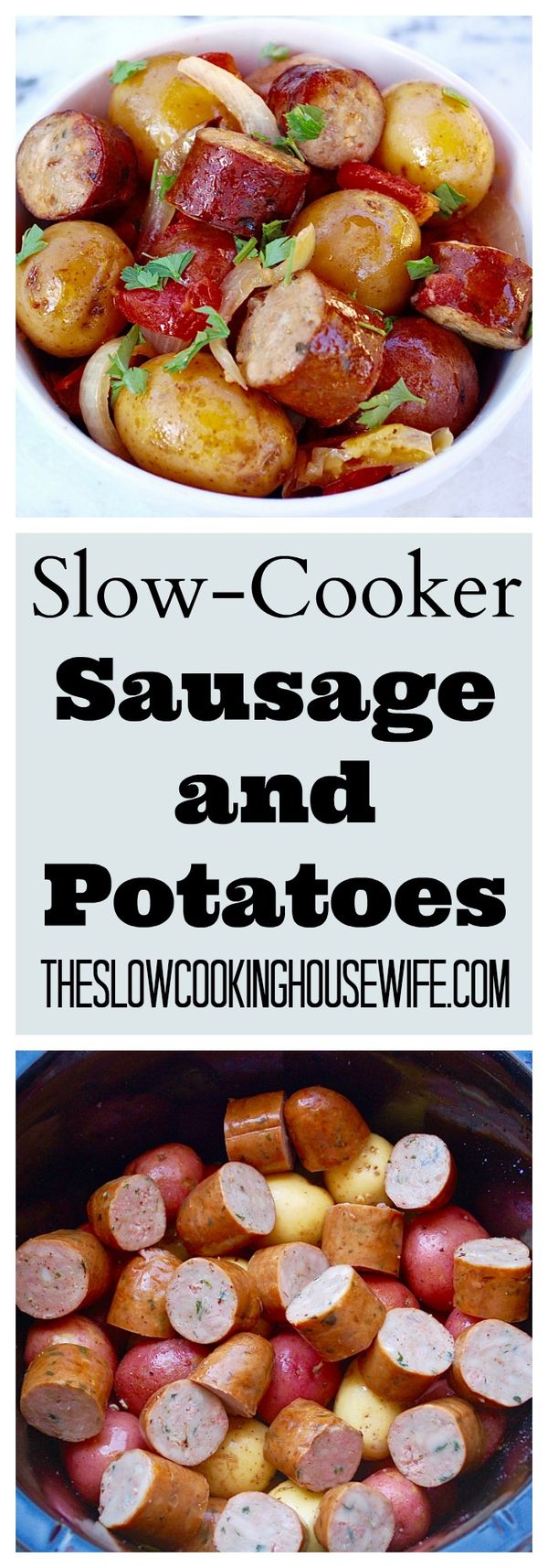 Slow Cooker Sausage and Potatoes