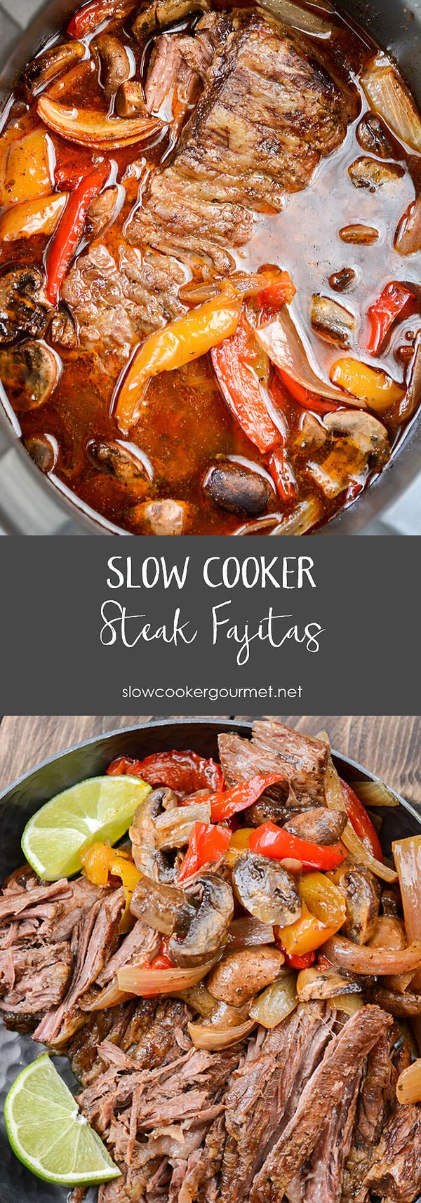 Slow Cooker Steak Fajitas