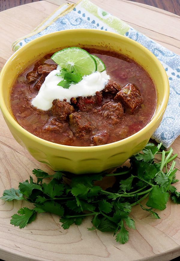 Slow Cooker Steak Lovers Chili