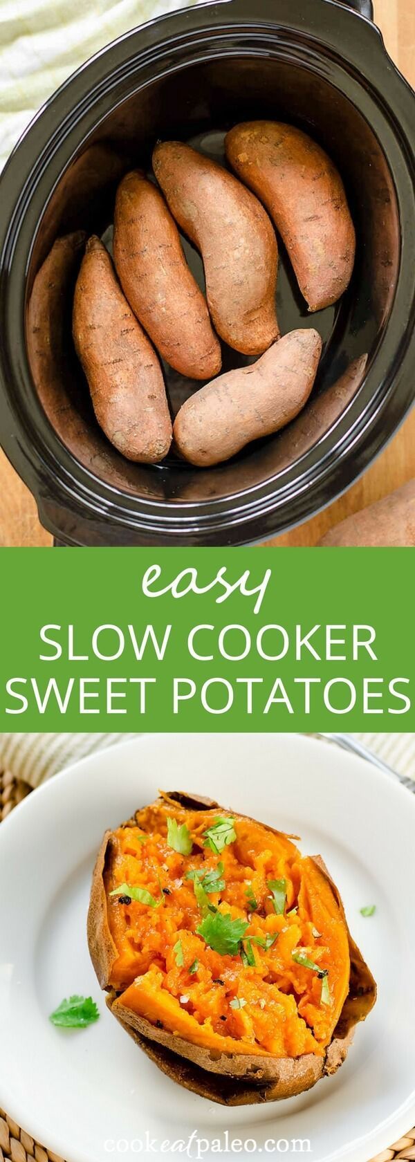 Slow Cooker Sweet Potatoes