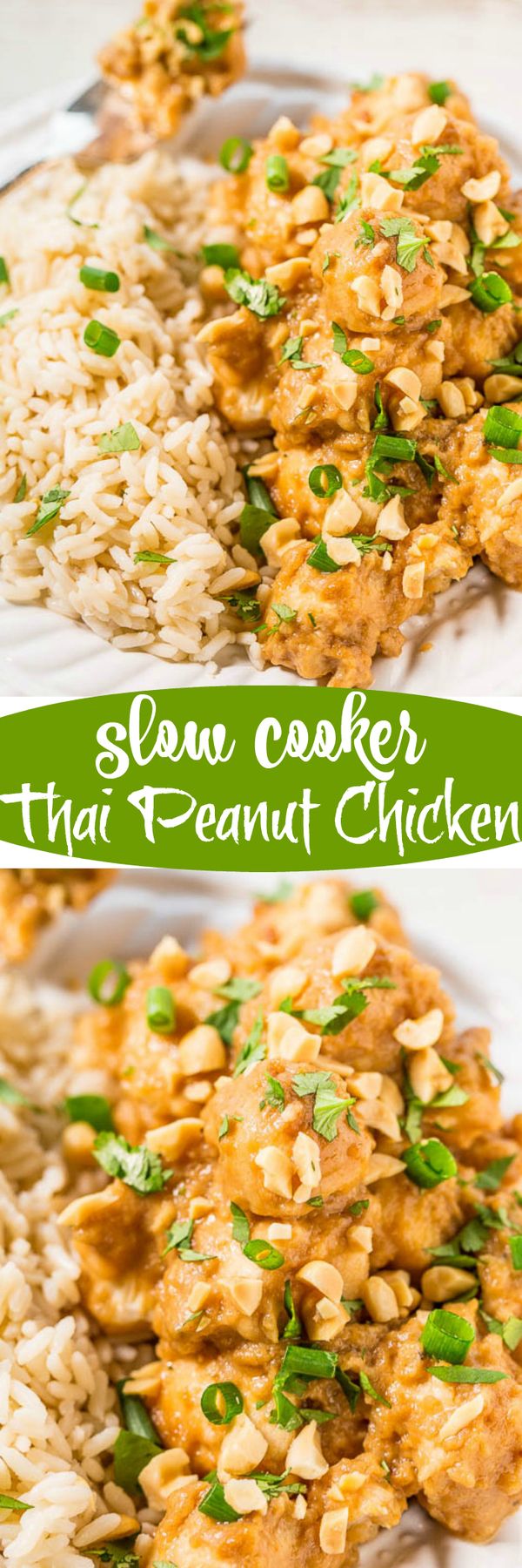 Slow Cooker Thai Peanut Chicken