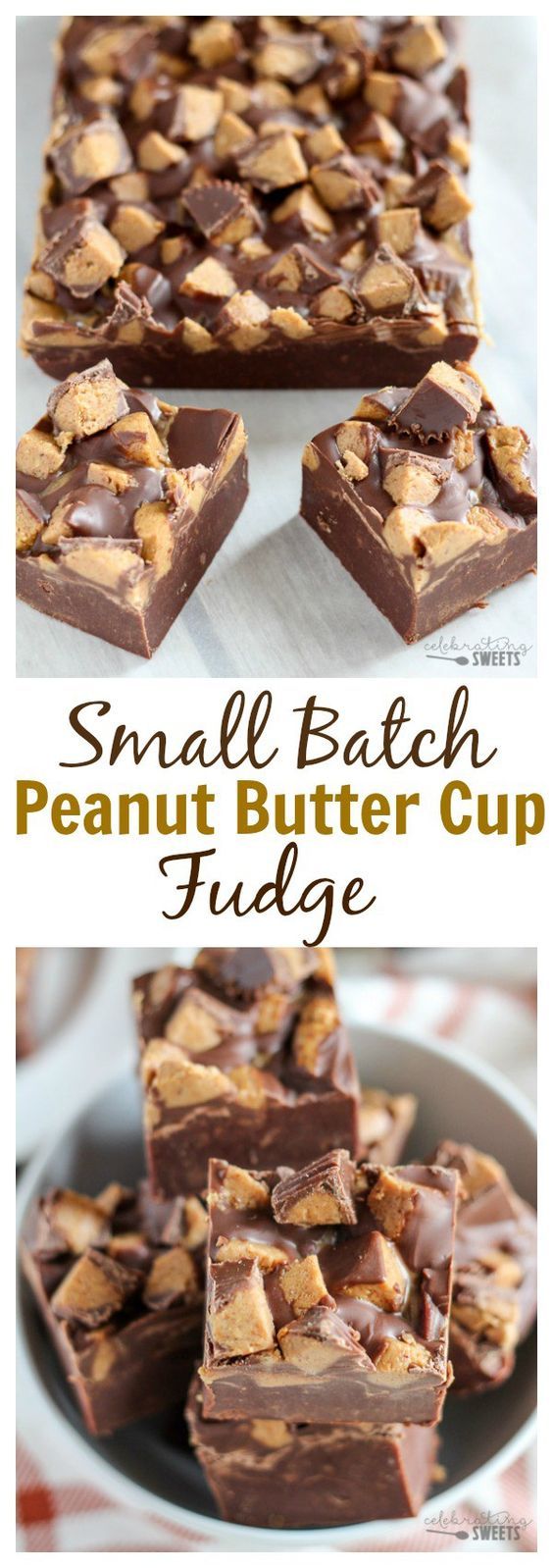 Small Batch Peanut Butter Cup Fudge