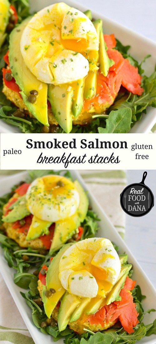 Smoked Salmon Breakfast Stacks