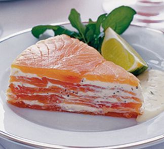 Smoked salmon terrine