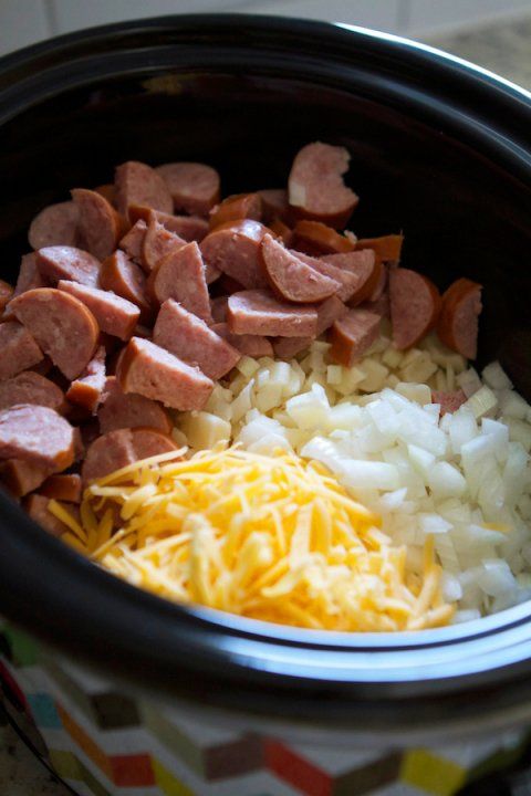 Smoked Sausage and Hash Brown Casserole