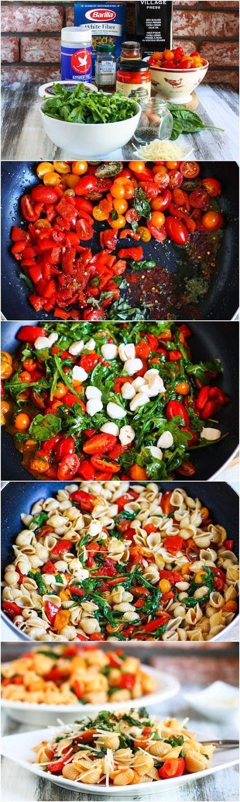 Smoky Tomato, Roasted Red Pepper & Arugula Pasta