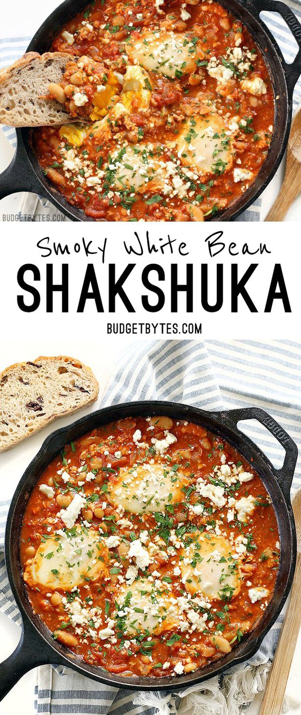 Smoky White Bean Shakshuka