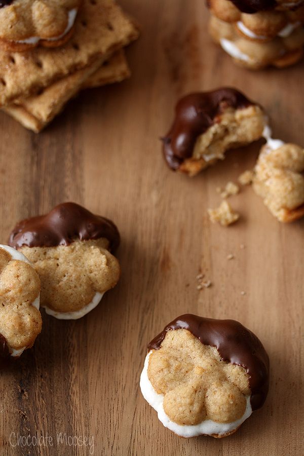 S'mores Spritz Sandwich Cookies