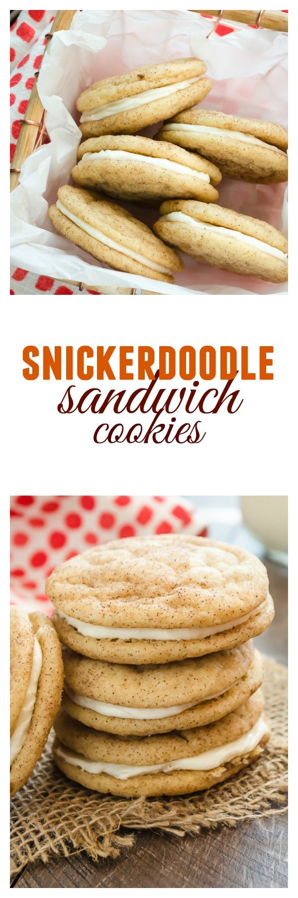 Snickerdoodle Sandwich Cookies