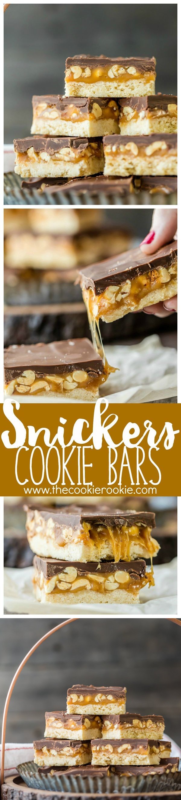 Snickers Cookie Bars