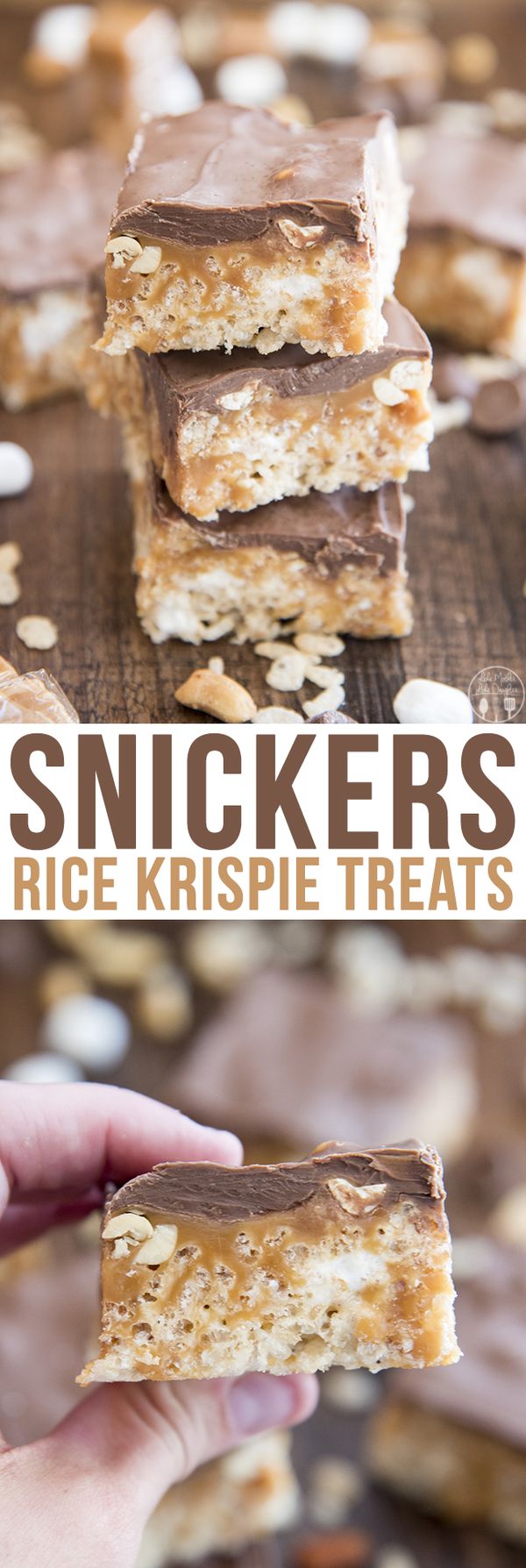 Snickers Rice Krispie Treats