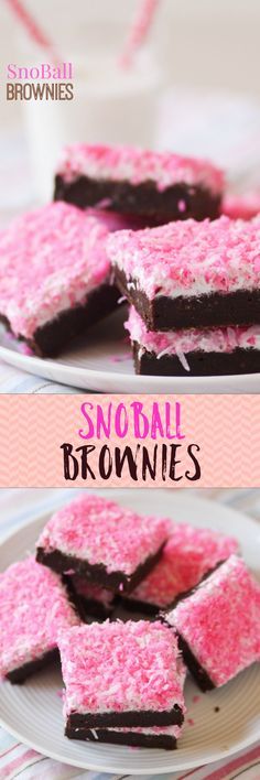 SnoBall Brownies