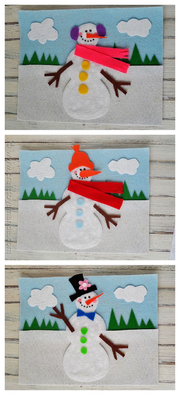 Snowman Felt Board