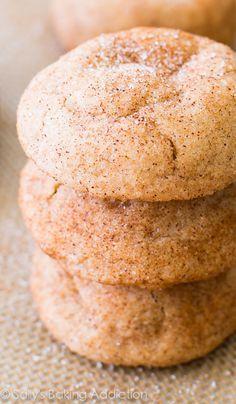 Soft & Thick Snickerdoodles