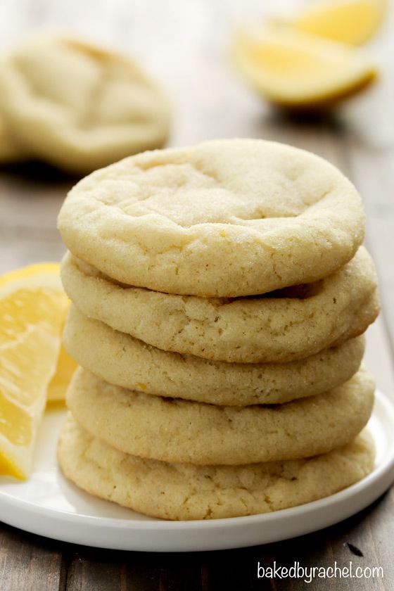 Soft and Chewy Lemon Sugar Cookies