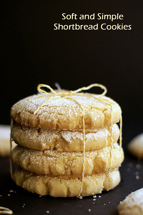 Soft and Simple Shortbread Cookies