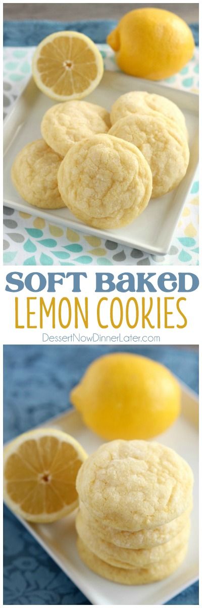 Soft Baked Lemon Cookies