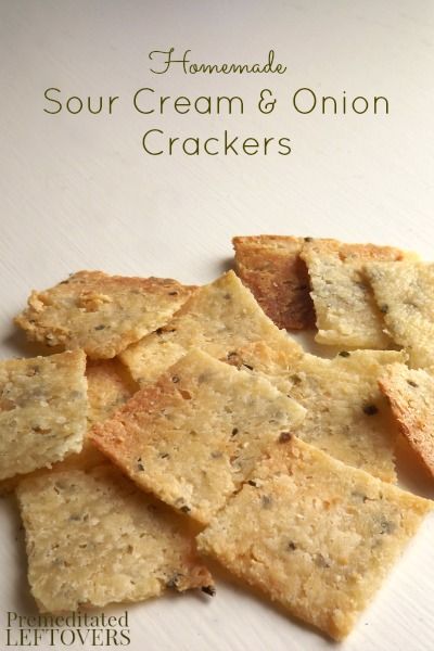 Sour Cream and Onion Crackers