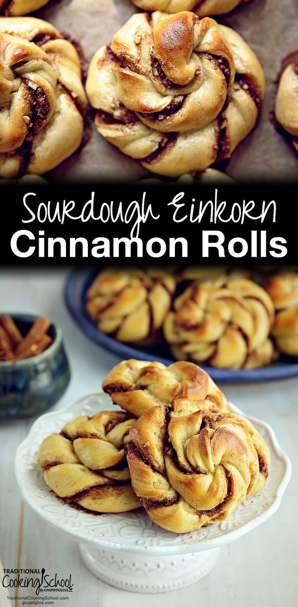 Sourdough Einkorn Cinnamon Rolls